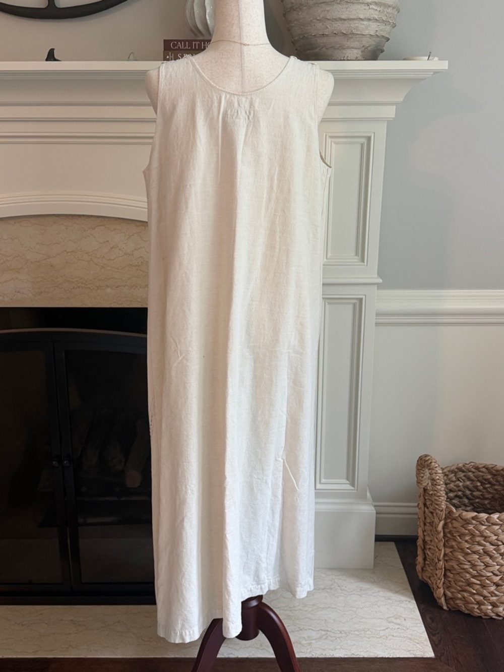 Eskandar Linen Embroidered Midi Maxi Dress Limited Edition - Picture 5 of 9